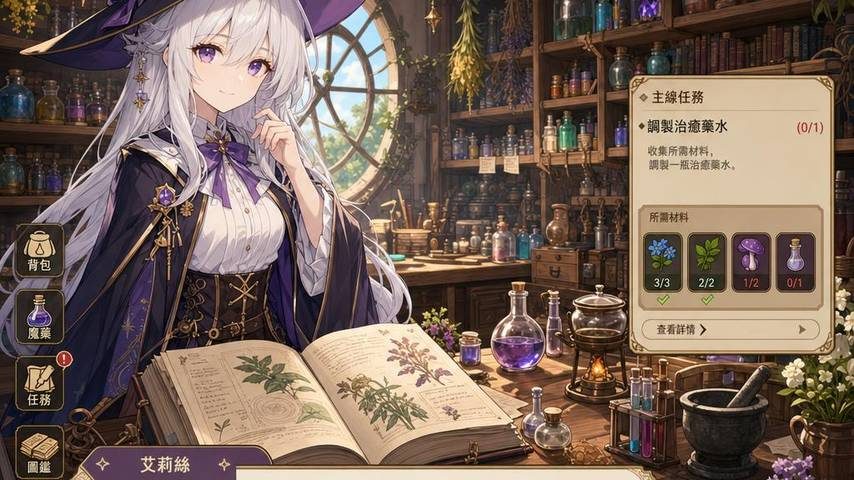 魔女秘药 场景演出 页面配图 5