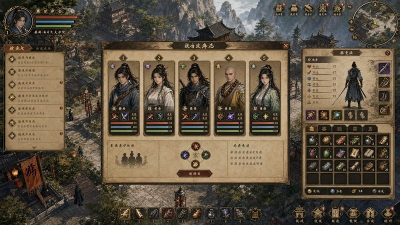 金庸群侠传5爱与死仙狐MOD六周年 金庸群侠传5 场景图 1